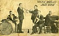 Some of the earliest jazz recordings were made by the Dixieland jazz group known as the Original Dixieland Jazz Band in the late 1910s.