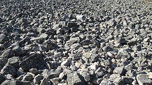 English: Former coast stones in Lauhanvuori National Park, Isojoki, Finland. The place is called ”Kivijata”. Suomi: Kivijata eli pirunpelto Lauhanvuoren kansallispuistossa Isojoella, Suomessa.
