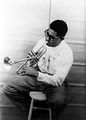 Jazz trumpeter Dizzy Gillespie (alongside saxophonist Charlie Parker) revolutionized the sound of bebop.