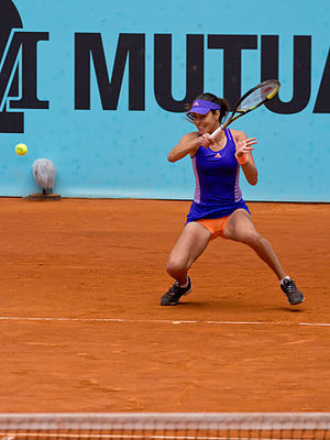 Ana Ivanović at the Madrid Open 2015, Madrid, Spain.