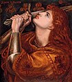 40 Dante Gabriel Rossetti - Joan of Arc (1882) uploaded by Shakko, nominated by Kaldari