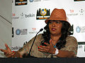 Pam Grier, of Native American (Cheyenne), African American, Hispanic American and Filipino ancestry