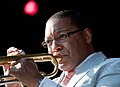 Influential post-bop trumpeter Wynton Marsalis was the first jazz musician to win the Pulitzer Prize for Music.