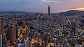 25 1 taipei sunrise panorama 2015 uploaded by DXR, nominated by DXR