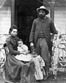 John Ware with family, African American, later a citizen of Canada