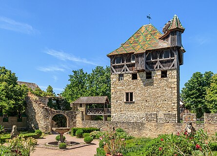 Mulhouse Fortified Tower (Building No. 41), Écomusée d’Alsace, Ungersheim, Haut-Rhin, France.