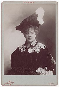 c. 1905 Lucy Arbell photographed by Paul Nadar