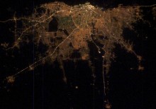 3. Viewing the Presidential Palace (at top, center, in the brightest area) From the International Space Station. Buenos Aires, Republica Argentina - Argentine Republic (Argentina). Photo Credit: "Buenos Aires at Night", Earth Observatory Newsroom <http://eol.jsc.nasa.gov/EarthObservatory/Buenos_Aires_at_Night.htm>; Earth Sciences and Image Analysis, NASA-Johnson Space Center. 8 December 2003. "Astronaut Photography of Earth - Quick View." <http://eol.jsc.nasa.gov/scripts/sseop/QuickView.pl?directory=ESC&ID=ISS006-E-24987>; National Aeronautics and Space Administration (NASA, http://www.nasa.gov), Government of the United States of America (USA).