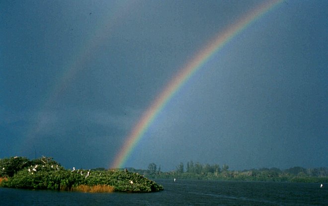 Double Rainbow over Pelican Island National Wildlife Refuge, State of Florida, USA. Photo Credit: Pelican Island National Wildlife Refuge (http://PelicanIsland.fws.gov), Photographs of Pelican Island National Wildlife Refuge (http://PelicanIsland.fws.gov/PhotoGallery/index.htm, Double Rainbow), United States Fish and Wildlife Service (FWS, http://www.fws.gov), United States Department of the Interior (http://www.doi.gov), Government of the United States of America (USA).