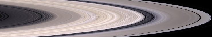 Panorama of the Resplendent and Majestic Rings of Saturn. Photo Credit: Cassini-Huygens Mission (http://saturn.jpl.nasa.gov), Cassini Orbiter, December 12, 2004; Planetary Photojournal (http://photojournal.jpl.nasa.gov, PIA06175), National Aeronautics and Space Administration (NASA, http://www.nasa.gov)/Jet Propulsion Laboratory (JPL, http://www.jpl.nasa.gov)/Space Science Institute (http://ciclops.org), Government of the United States of America.