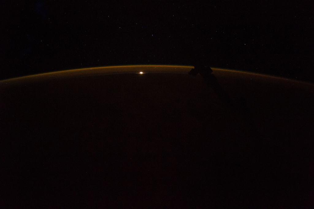 Photoset 2, Photograph 3. November 12, 2017 at 09:14:11 GMT, ISS053-E-188907, As Seen From the International Space Station (Expedition 53), Latitude: 27.9, Longitude: -146.1, Altitude: 216 Nautical Miles, Sun Azimuth: 341 degrees, Sun Elevation Angle: -80 degrees. Photo Credit: NASA; ISS053-E-188907, International Space Station (Expedition 53); Image courtesy of the Earth Science and Remote Sensing Unit, NASA Johnson Space Center, https://eol.jsc.nasa.gov. National Aeronautics and Space Administration (NASA, http://www.nasa.gov), Government of the United States of America (USA).