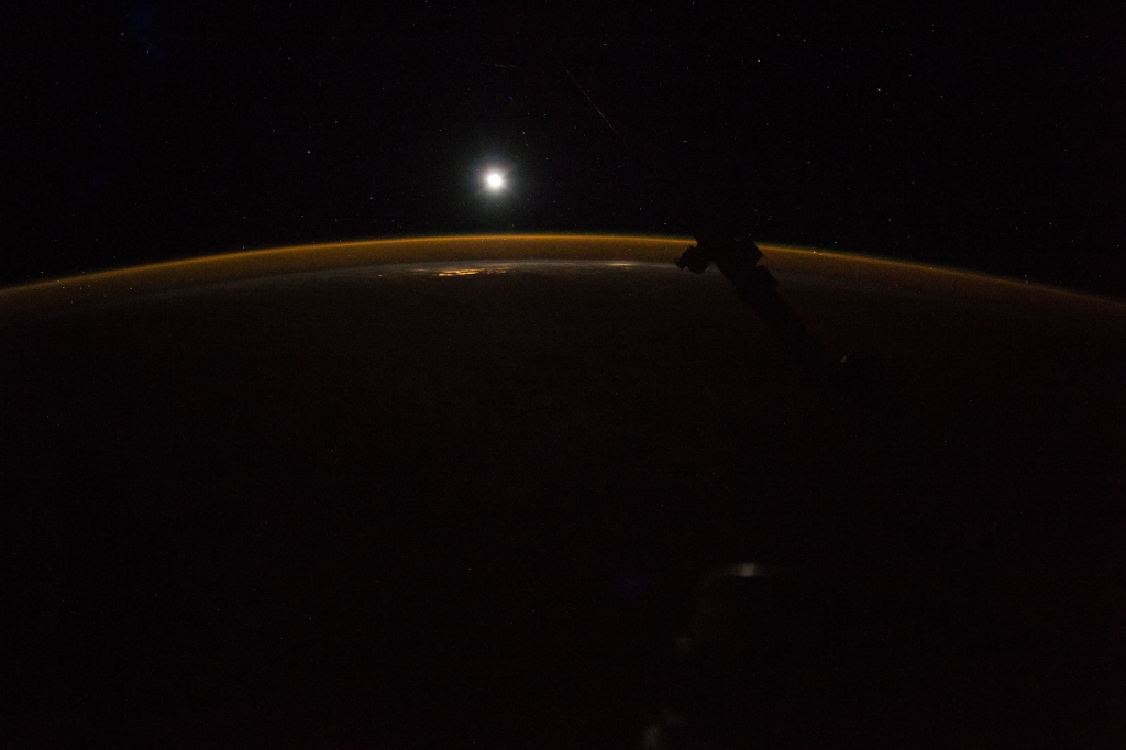 Photoset 2, Photograph 7. November 12, 2017 at 09:15:54 GMT, ISS053-E-189010, As Seen From the International Space Station (Expedition 53), Latitude: 32.6, Longitude: -141.0, Altitude: 216 Nautical Miles, Sun Azimuth: 7 degrees, Sun Elevation Angle: -75 degrees. Photo Credit: NASA; ISS053-E-189010, International Space Station (Expedition 53); Image courtesy of the Earth Science and Remote Sensing Unit, NASA Johnson Space Center, https://eol.jsc.nasa.gov. National Aeronautics and Space Administration (NASA, http://www.nasa.gov), Government of the United States of America (USA).