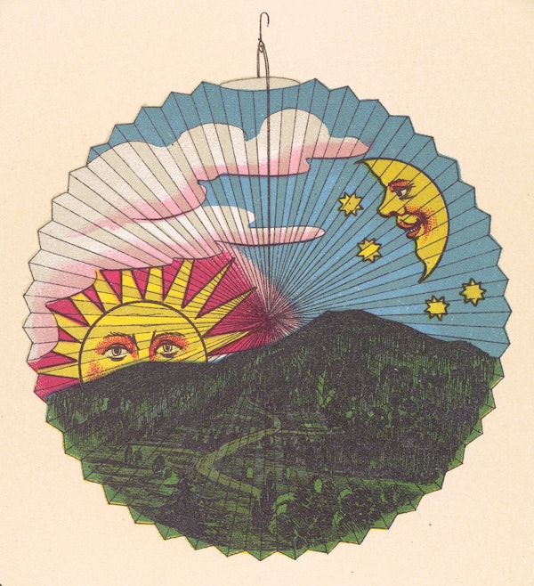 Illustration from paper lantern catalogue