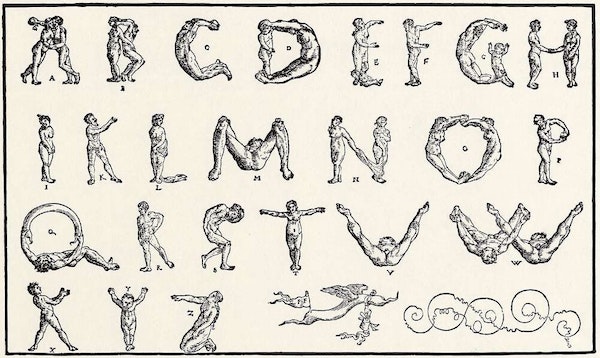 Peter Flötner's Human Alphabet