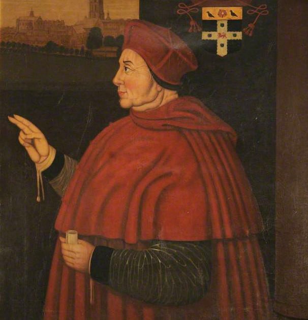 Sampson Strong's portrait of Cardinal Wolsey