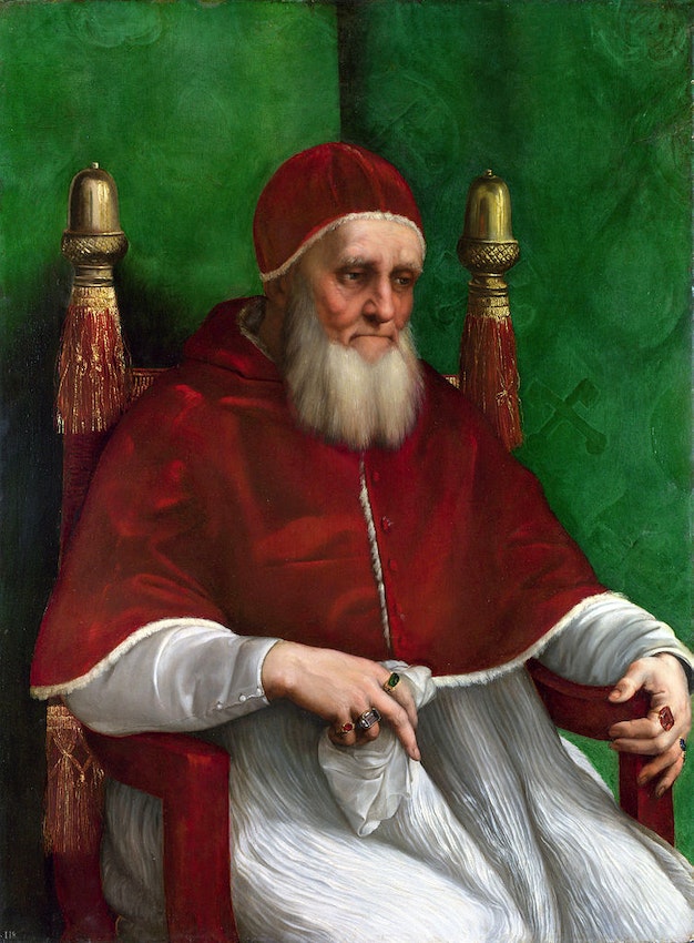 Raphael Pope Julius)
caption={Raphael, *Portrait of Pope Julius II*, 1511 — <a href=_https_/commons.wikimedia.org/wiki/File_Pope_Julius_II.jpg__Source_/a__.html class=