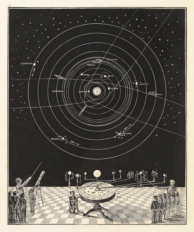 Frontispiece from *Smith's Illustrated Astronomy*