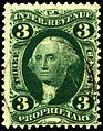 George Washington 3¢, 1862 revenue stamp