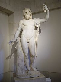 Marble statue of Jupiter Tonans.