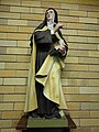 Statue of St. Teresa of Avila at Carmelite Monastery, Varroville, NSW, Australia.