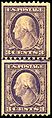 George Washington 3¢, 1917 perf-10 line (2)