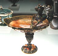 Goblet with Cupid on a dragon