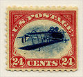 Curtiss JN4 24¢, 1918 "Inverted Jenny"