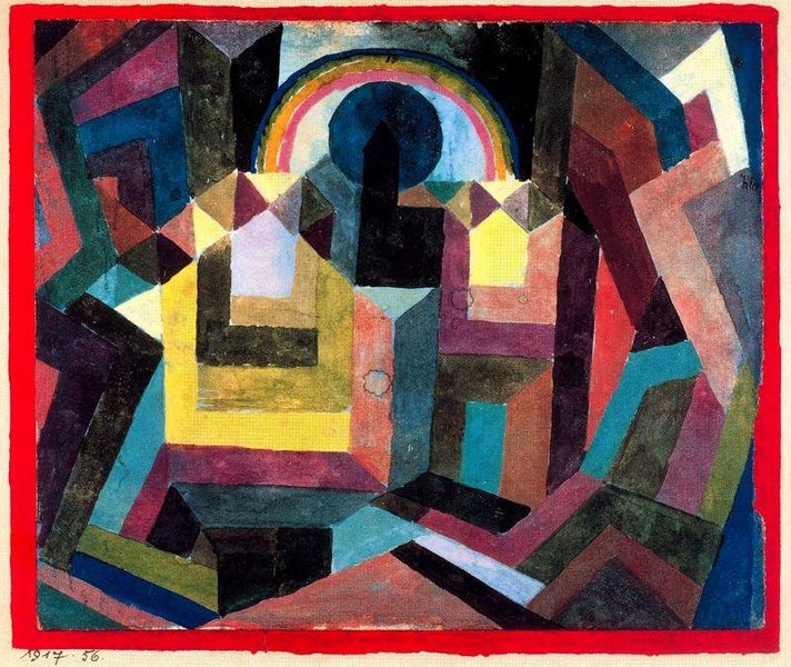 File:Paul Klee With the Rainbow - 1917.jpg