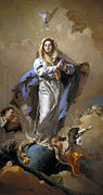 Immaculate conception by Tiepolo