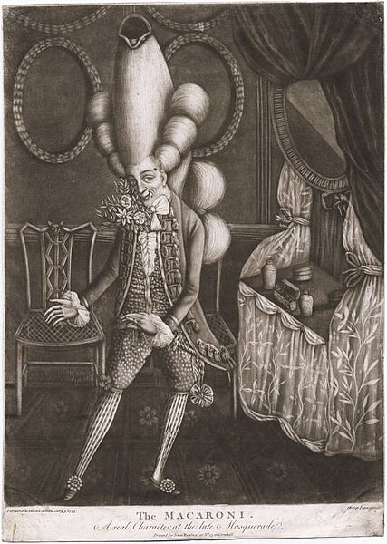 File:Philip Dawe, The Macaroni. A Real Character at the Late Masquerade (1773).jpg