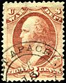 George Washington, 3¢ U.S. War Dept. stamp