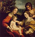 INV 41 Correggio - Mystic Marriage of Saint Catherine with Saint Sebastian