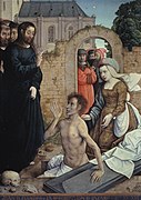Lazarus´s resurrection by Juan de Flandes