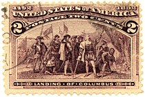 Landing of Columbus, 2¢