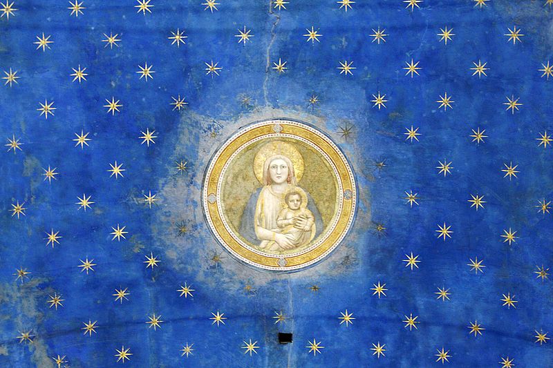 File:Virgin Mary - Ceiling - Capella degli Scrovegni - Padua 2016.jpg