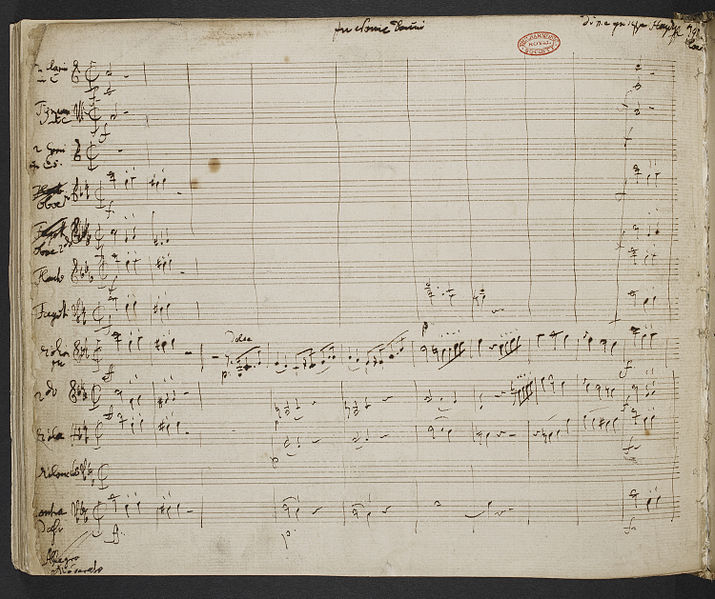 File:Joseph Haydn - Symphony no. 95. (BL Add MS 64935 f. 1v).jpg