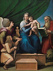 Holy Family with Saints Raphael, Tobias e Jeronimo or the Virgin with a Fish