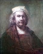 (workshop copy) of a Selfportrait by Rembrandt: