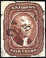 Thomas Jefferson 5¢, 1856