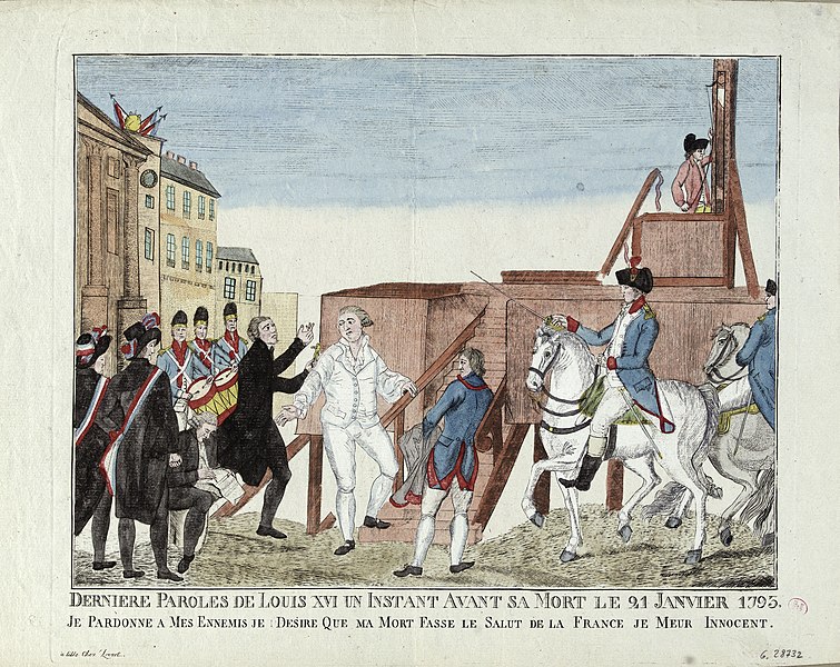 File:Louis XVI et son confesseur Edgeworth avant son exécution, place de la Révolution, le 21 janvier 1793.jpg