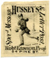 1877, Hussey's Special Message & Letter Post. Reprint. #87L56