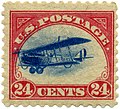 Curtiss Jenny 24¢, 1918 "Fast Plane"