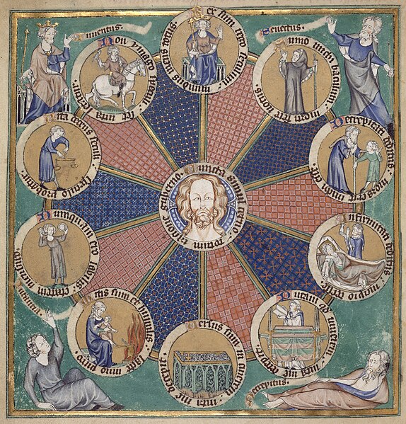 File:Wheel of the ten ages of man - Psalter of Robert de Lisle (c.1310), f.126v - BL Arundel MS 83.jpg