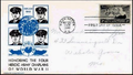Four Chaplains, 3¢, 1948 (envelope)