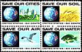 Save our Cities, Soil, Air, Water, 6¢, 1970